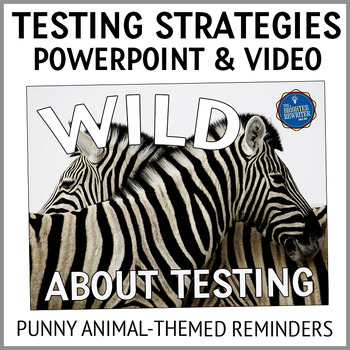 Preview of Testing Strategies PowerPoint and Music Video Animal Theme