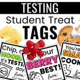 Testing Student Treat Tags | EDITABLE