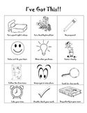 Testing Tips Handout/Coloring Page