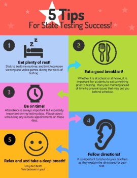 Testing Tips for Students and Parents by aCOUNSELORandCOACH | TpT
