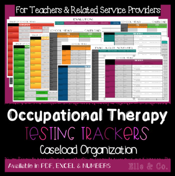 Preview of Testing Trackers - Caseload Organization