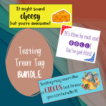 Preview of Testing Treat Tag BUNDLE