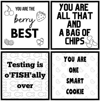 Preview of Testing Treat Tags 