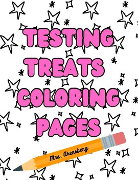 Preview of Testing Treats Coloring Pages- 13 Coloring Pages!