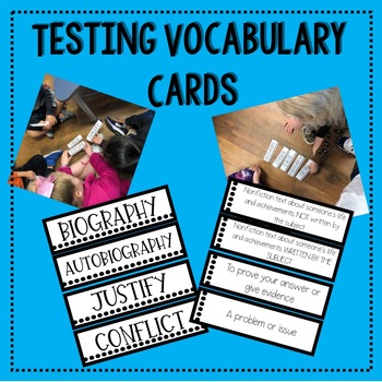 Preview of Testing Vocabulary