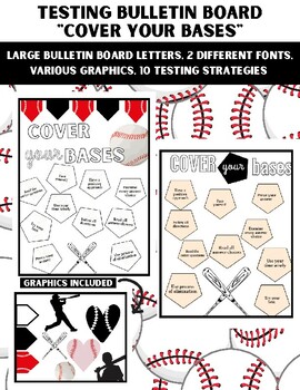 Preview of Testing strategies bulletin board kit: perfect for state testing (B&W option)