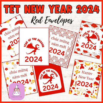 Chinese New Year Red Envelope (Vietnamese text)