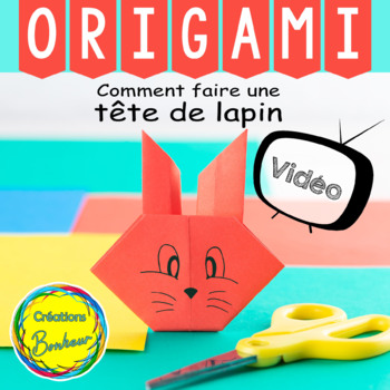 Preview of Tête de lapin en origami - vidéo