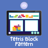 Tetris Block Pattern - Copy the Pattern (Boom Cards™️)