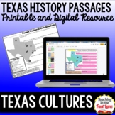 Texan Cultures Reading Comprehension Passages - TX History