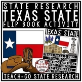 Texas History Research Flip Book: Texas Symbols & Regions 