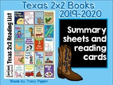 Texas 2x2 Books 2019 - 2020 Summary Sheets, Cover Art, Rea