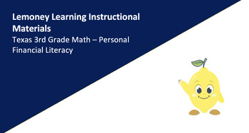 Preview of Texas 3rd Grade Personal Financial Literacy Full-Unit Bundle (Math TEKS Aligned)