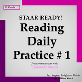 Texas 5th Grade READING STAAR Ready Daily Practice