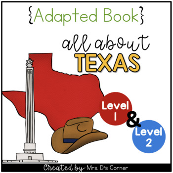 Preview of Texas Adapted Books (Level 1 & Level 2) | Texas State Symbols