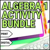 Texas Algebra 1 Digital Activities for Google Slides ™