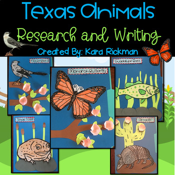 Preview of Texas Animals: Research and Writing