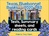 Texas Bluebonnet Books 2020-2021 Tests, Review, and Summary Cards