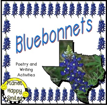 Preview of Texas Bluebonnet  Poem  ~ Poetry Page and Writing Activity