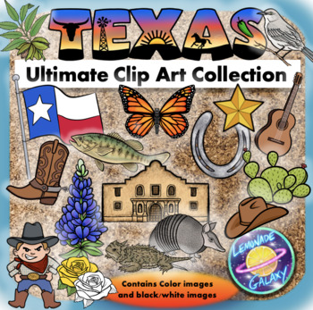 Preview of Texas Clip Art & Symbols Collection