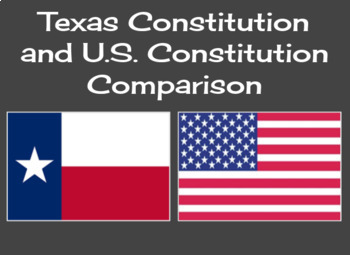 Preview of Texas Constitution and U.S. Constitution Comparison