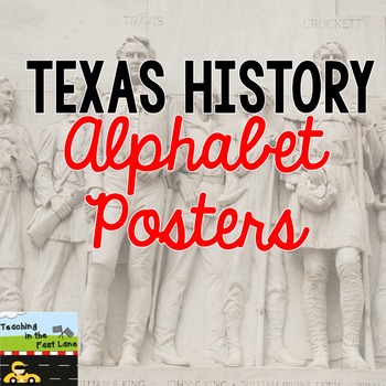 Preview of Texas Cursive Alphabet Poster Set