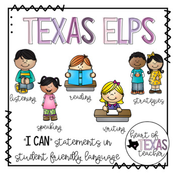 Preview of Texas ELPS I Can Statements
