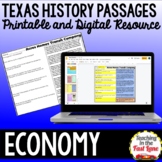Texas Economy Reading Comprehension Passages - TX History 