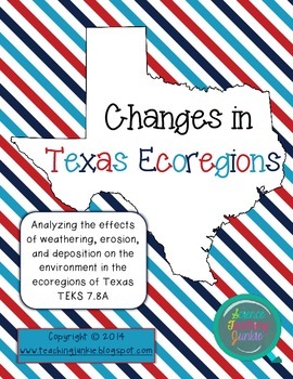 Preview of Texas Ecoregions Research - TEKS 7.8A