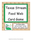 Texas Ecosystem Food Web Food Chain Trophic Levels Card Game