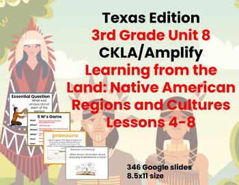 Preview of Texas Edition 3rd Grade Native American Unit 8 Lessons 4-8 CKLA
