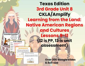 Preview of Texas Edition 3rd Grade Native American Unit 8 Lessons 9-11 CKLA