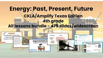 Preview of Texas Edition   Energy Unit 8 4th Grade Lessons 1-16  CKLA Amplify
