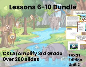 Preview of Texas Edition  Scales, Feathers & Fur Unit 2 3rd Grade Lessons 6-10 CKLA