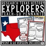 Texas History Explorers La Salle Coronado Research Teach-G