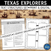 Texas Explorers Text Structures Reading Comprehension Pass