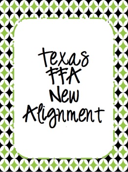 Preview of Texas FFA New Alignment