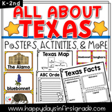 All About Texas- Kindergarten/1st/2nd Grade (TEKS Aligned)