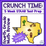 4th Grade STAAR Test Prep or Math Review 5 Week and 3 Week