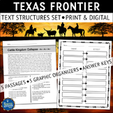 Texas Frontier Nonfiction Text Structures Reading Comprehe