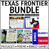 Texas Frontier Reading Passages Poetry and Bingo Games Act