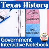 Texas Government Interactive Notebook Kit - Texas History