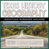 Texas History, Cities & Landmarks Activities - 4th Grade G