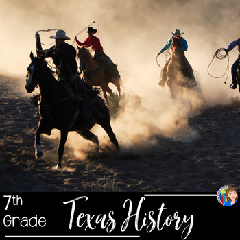 Preview of Texas History 7th Grade Curriculum Bundle of Activities