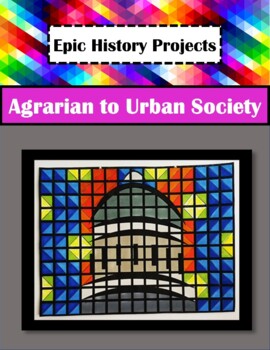 Preview of Texas History: Agrarian to Urban Society - Pixel Art Project