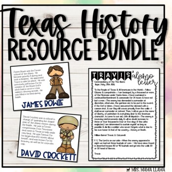 Preview of Texas History Bundle