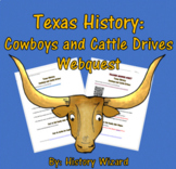 Texas History: Cowboys and Cattle Drives Webquest