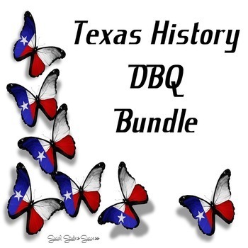 Preview of Texas History 7th Grade DBQ Bundle