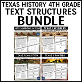 Texas History Nonfiction Text Structures Reading Comprehen