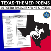 Texas History Poetry Comprehension Passages